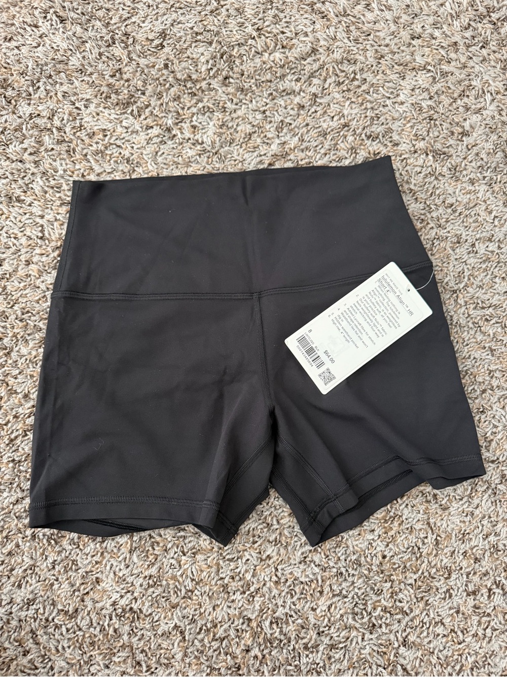 lululemon athletica Black High-Rise Performance Shorts